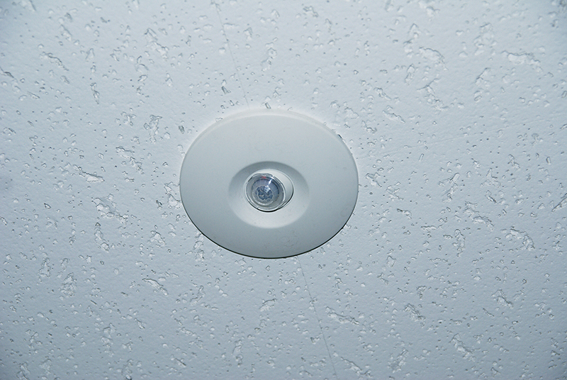 Occupancy sensor-operated lighting in public areas